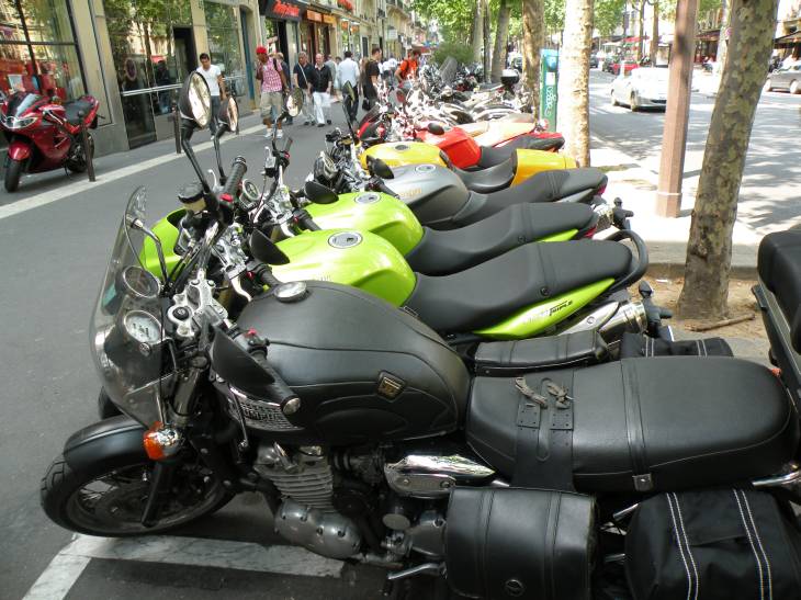  alignement de motos de marque Triumph